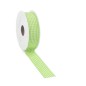 Small Check Ribbon 20mt X 25mm 2159 62 Spring Green