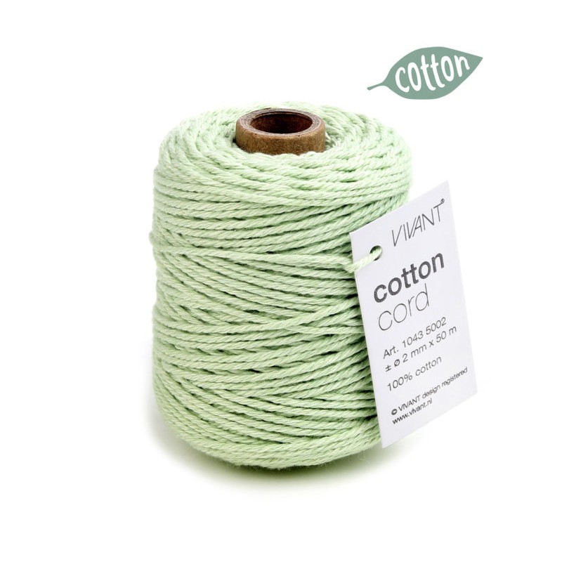 Cotton Cord 1043 50mt Ø2mm 61 Mint