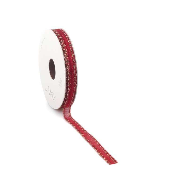 Fringi Ribbon 20mt.x10mm 3308 Col.21 Warm Red