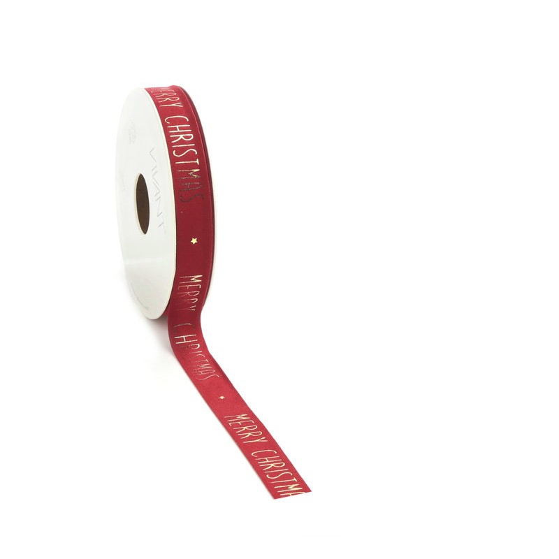 Vellu Christmas Ribbon 5364 5mt.x15mm 5364 Col.21 Warm Red