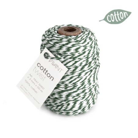 Cotton Twist 1047 Cord 50mt Ø2mm 69 Dark Green