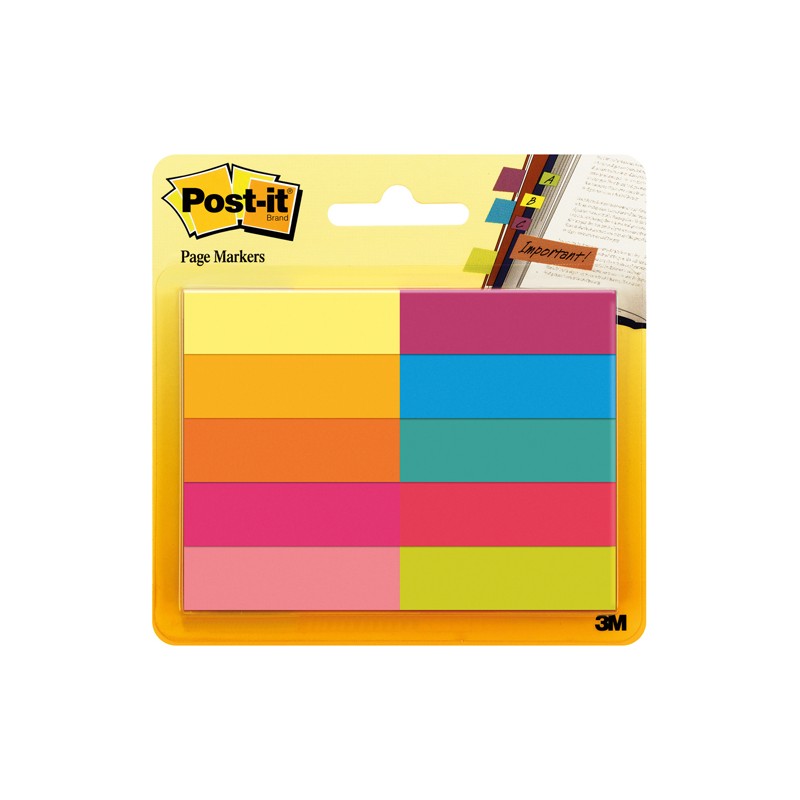 Segnapagina Post-it  670-10ab-eu 500fg In 10colori Index 12,7x44mm In Carta