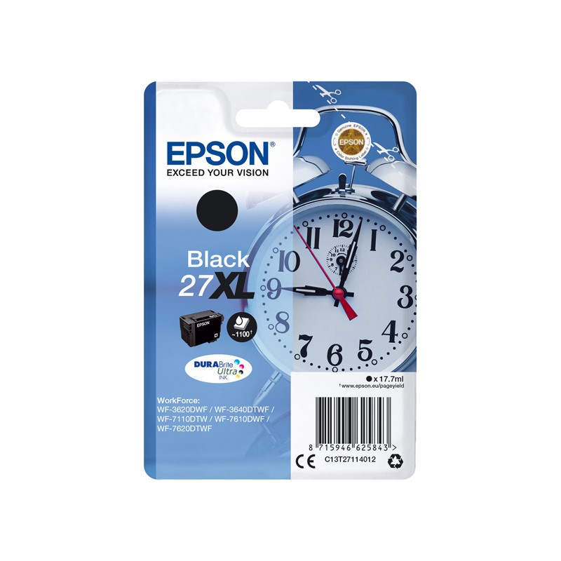 Cartuccia Epson 27xl Nero Sveglia