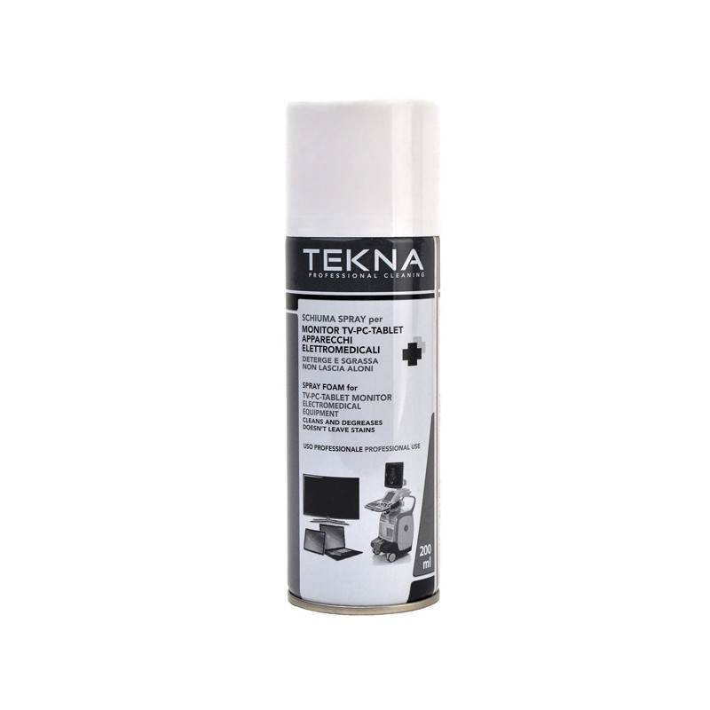 Schiuma Spray Per Monitor- Pc - Tablet - Tv - 200ml Tekna