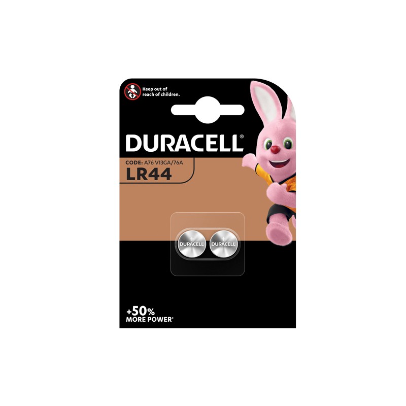 Bl. Pile Duracell Lr44 2pz Bottone