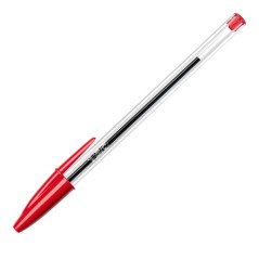 Penna A Sfera Bic Cristal Rossa 50pz Punta Media 1,0mm