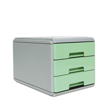 Mini Cassettiera 3 Cassetti Verde 19p3ppasv Arda