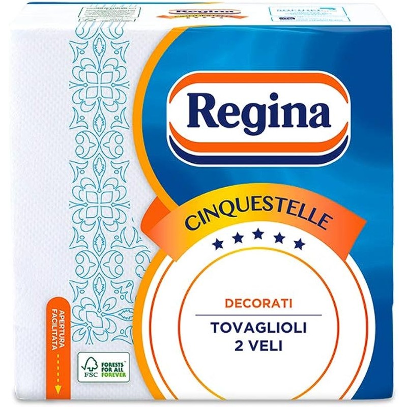 Tovaglioli Regina Cinquestelle 2 Veli 46 Pz 19438