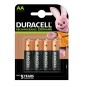 Bl. Pile Duracell 4 Stilo Aa Ricaricabile