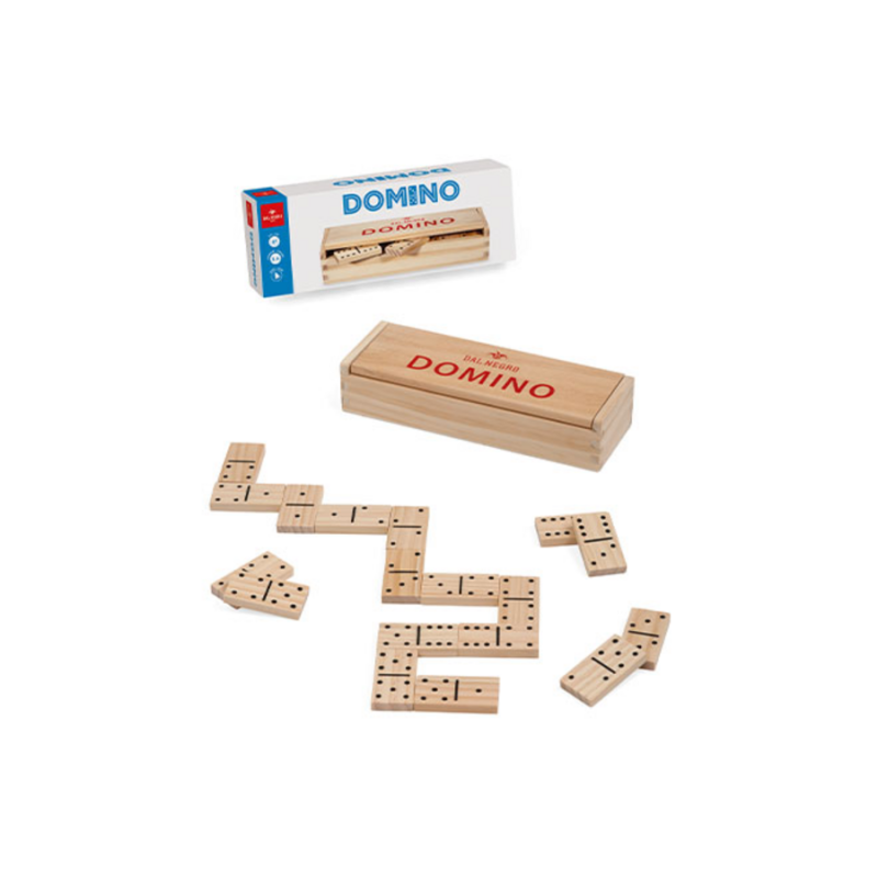 Domino In Legno Scatola Dal Negro