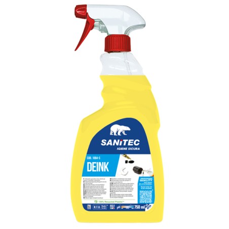 Detersolvente Sgrassante Deink Trigger 750ml Sanitec