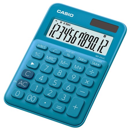 Calcolatrice Da Tavolo Ms-20uc Blu Casio