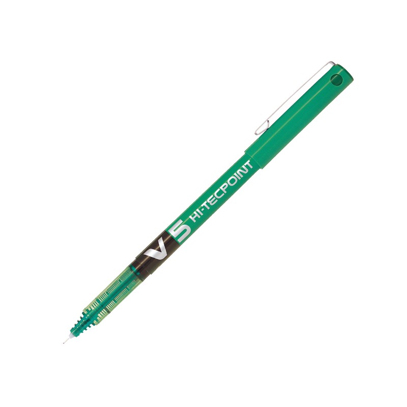 Roller Hi-tecpoint V5 Verde Pilot