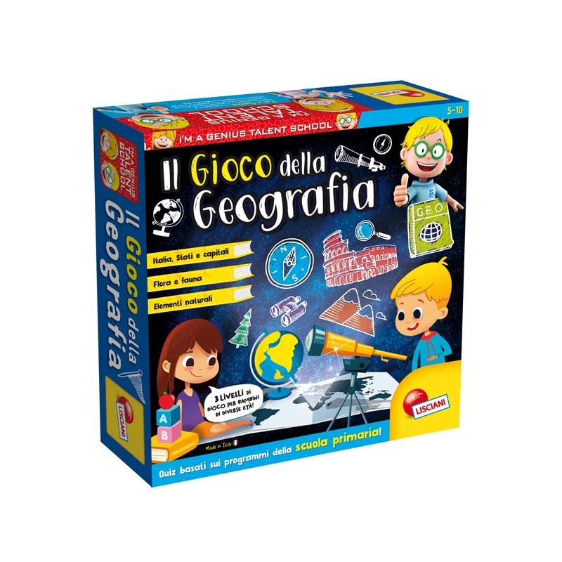 Im A Genius Il Gioco Della Geografia Lisciani 100545