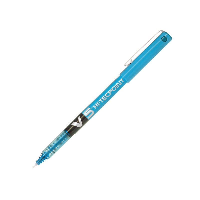 Roller Hi-tecpoint V5 Azzurro Pilot