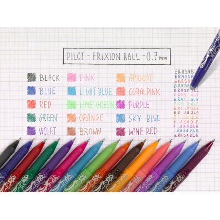 Penna Frixion Brown 0.7mm Pilot