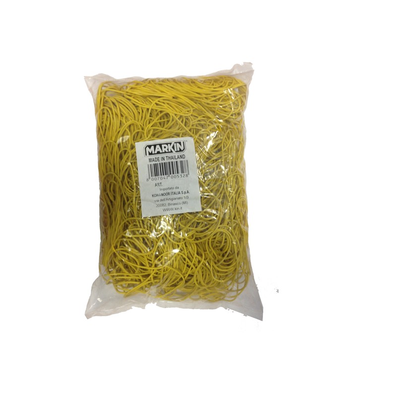 Elastici Gomma Giallo Diam.30mm 1kg Markin