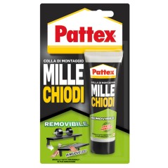 Adesivo Pattex Millechiodi Removibile 100gr