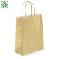 Shopper Carta Kraft 18x8x24 Oro 12218