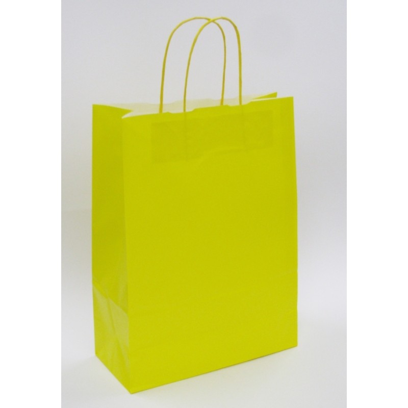 Shopper Carta Kraft 22x10x29cm Giallo 13722