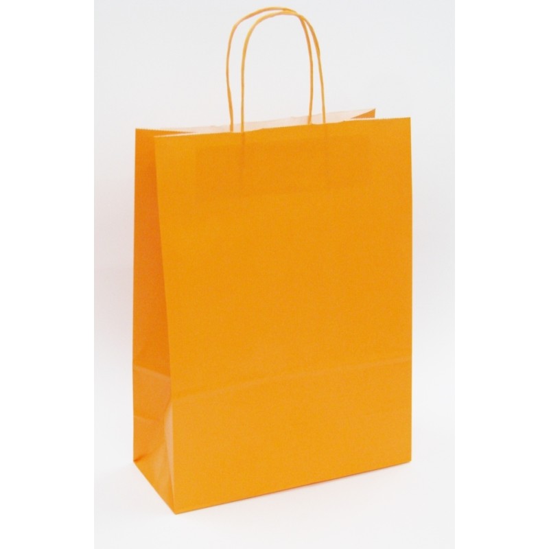 Shopper Carta Kraft 22x10x29cm Arancio 13822