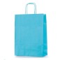 Shopper Carta Kraft 22x10x29cm Turchese 18722