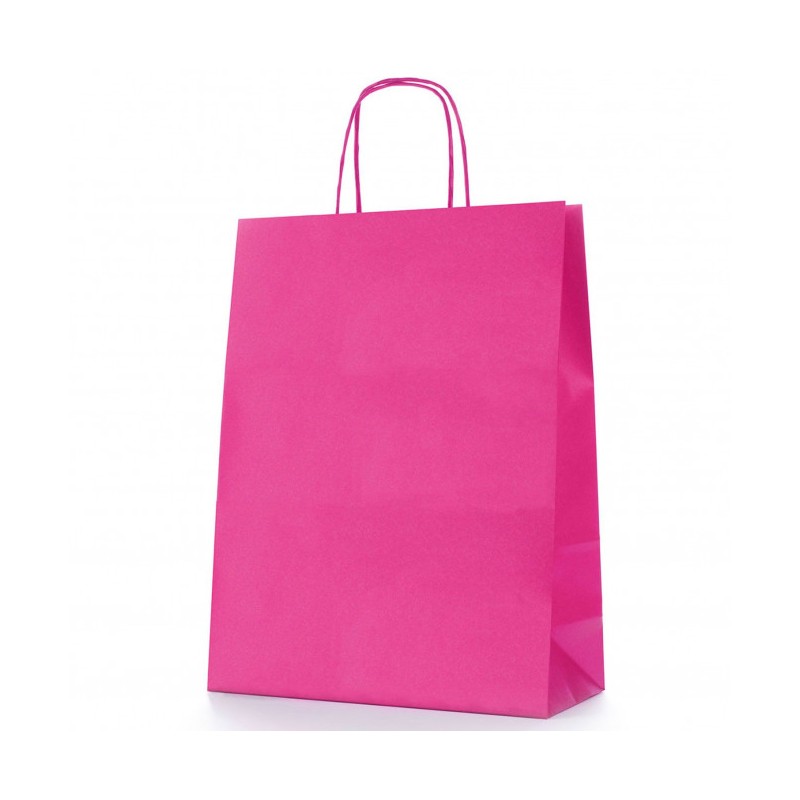 Shopper Carta Kraft 27x12x37cm Fucsia 5027