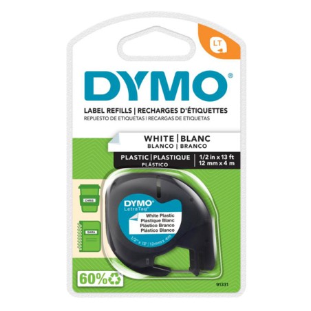 Nastro Lt Dymo Plastica Bianco S0721660