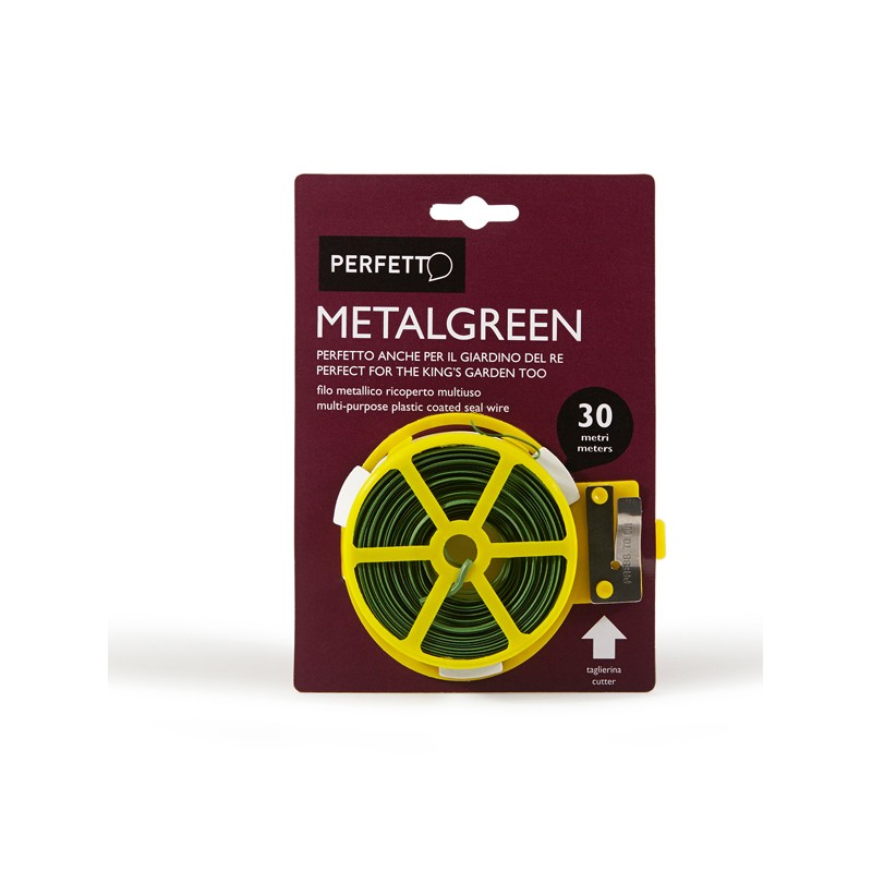 Filo In Metallo Ricoperto Multiuso Metalgreen 30mt Perfetto