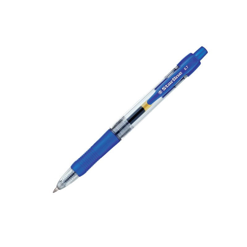 Penna Sfera A Scatto Gel Blu 0,7mmstarline Stl1209