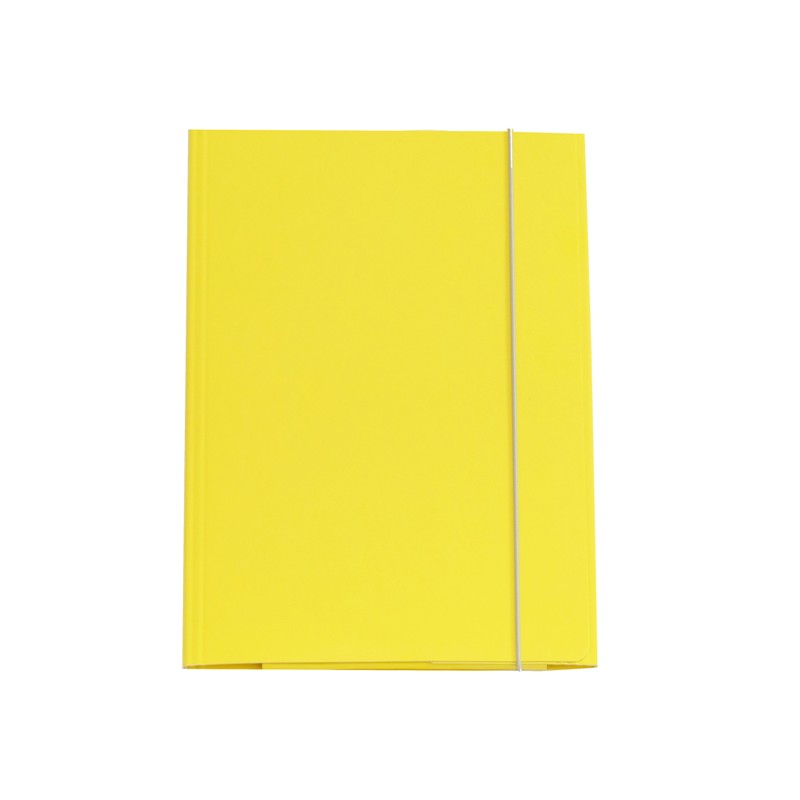 Cartellina Con Elastico 32pl 25x34cm Giallo