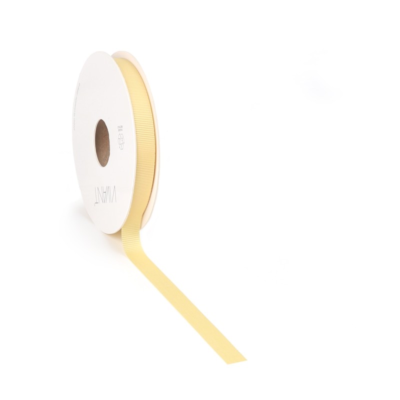 Grosgrain Gigi Ribbon 20mtx10mm 50 Light Yellow 6608