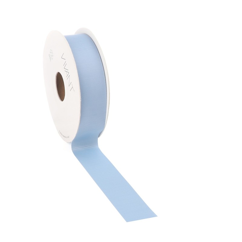 Grosgrain Gigi Ribbon 20mtx25mm 40 Light Blue 6608