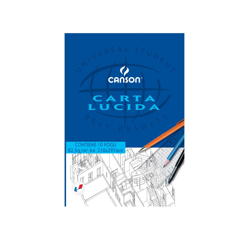 Blocco Carta Lucida A4 10fg 80gr Canson