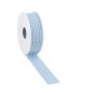 Small Check Ribbon 20mt X 25mm 2159 40 Light Blue