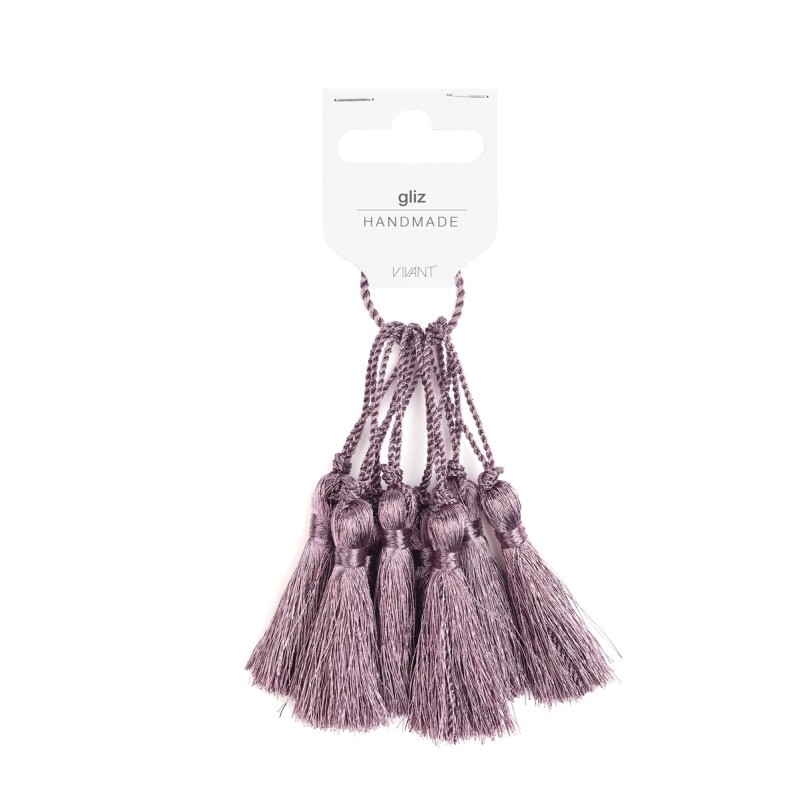 Nappine Glitz Tassel 1475d 5,5cm 8pz 36 Aubergine