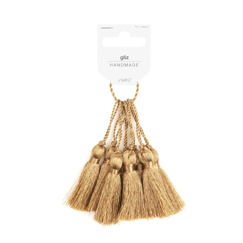 Nappine Glitz Tassel 1475d 5,5cm 8pz 51 Gold