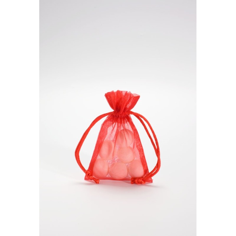 Sacchetto Voile Flatbag 10x7 4335f 20 Red