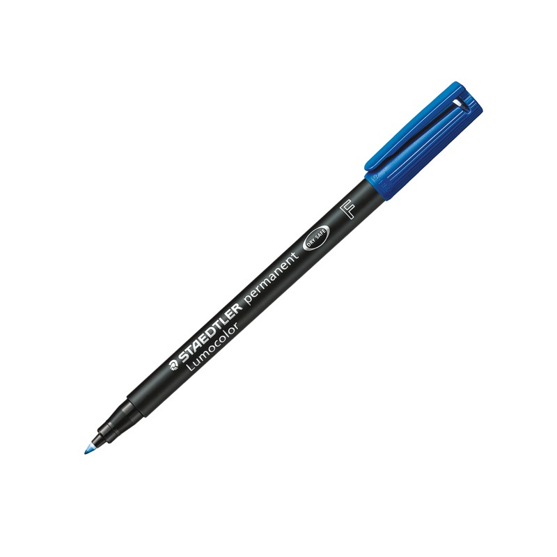 Penna Staedtler Lumocolor 318 10pz  F Blu