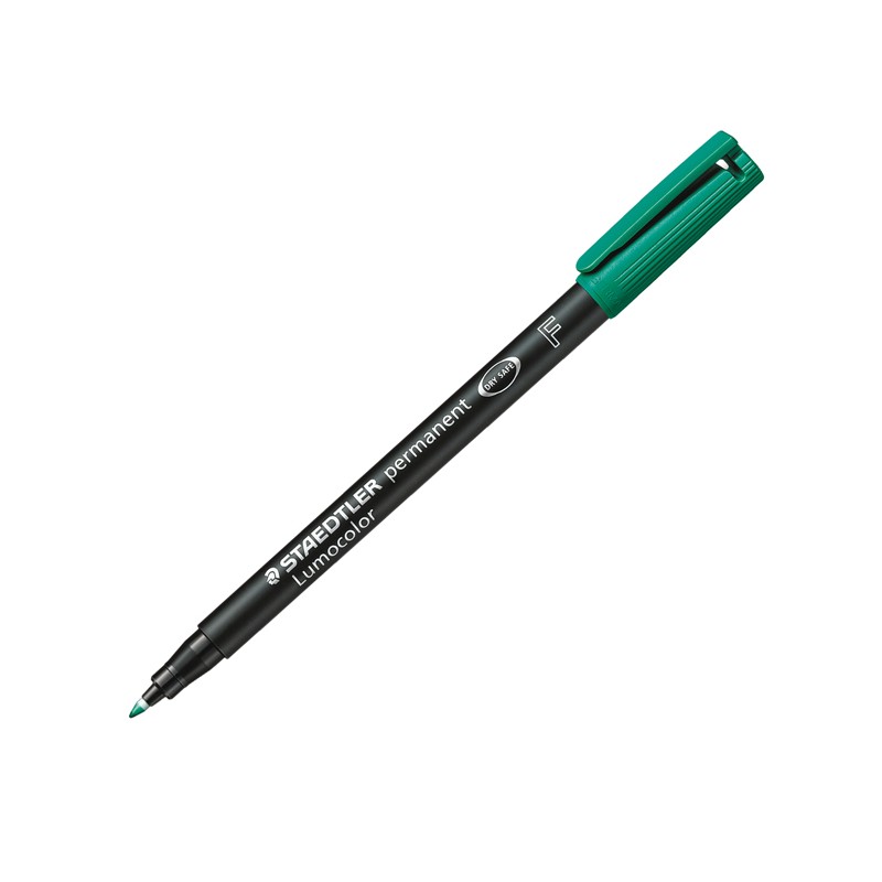 Penna Staedtler Lumocolor 318 10pz  F Verde