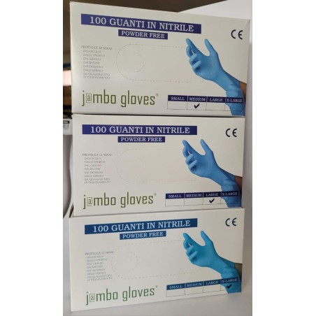 Guanti Nitrile 100pz M