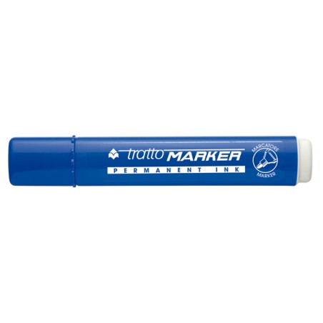 Marcatore Tratto Marker Blu P/tonda 12pz