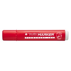 Marcatore Tratto Marker Rosso P/tonda 12pz