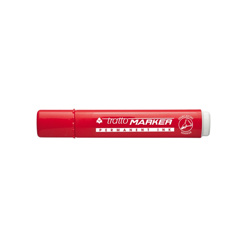 Marcatore Tratto Marker Rosso P/tonda 12pz