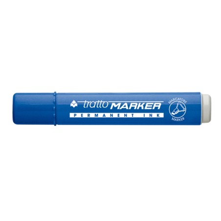 Marcatore Tratto Marker Blu P/scalpello 12pz