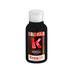 Tempera Acrilica Lucida 100ml Nero 1/12