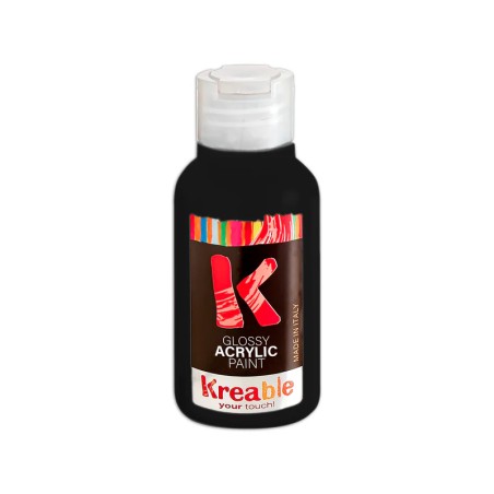 Tempera Acrilica Lucida 100ml Nero 1/12