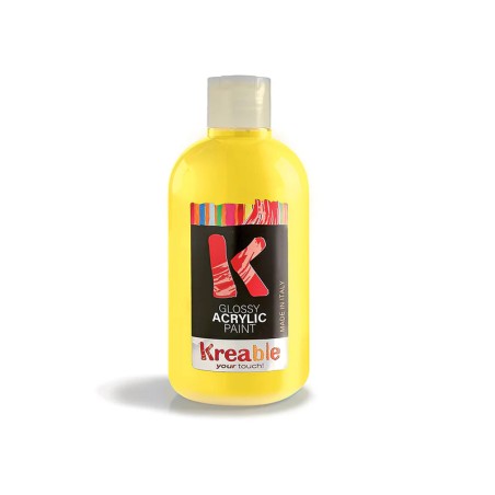 Tempera Acrilica Lucida 500ml Giallo 1/6