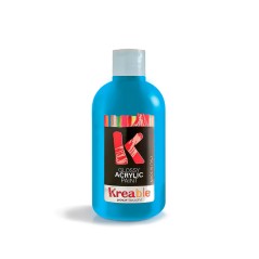 Tempera Acrilica Lucida 500ml Cyan 1/6