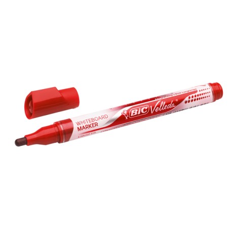 Marcatori P.tonda 1pz Rosso Whiteboard Velleda Liquid Ink Pocket Bic